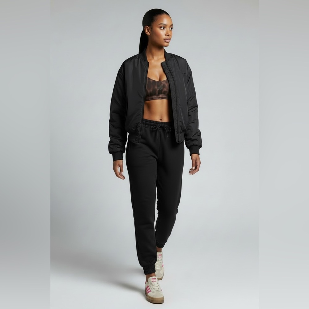 Adidas Originals SST Oversized Bomber Jacket Black XS – NWT